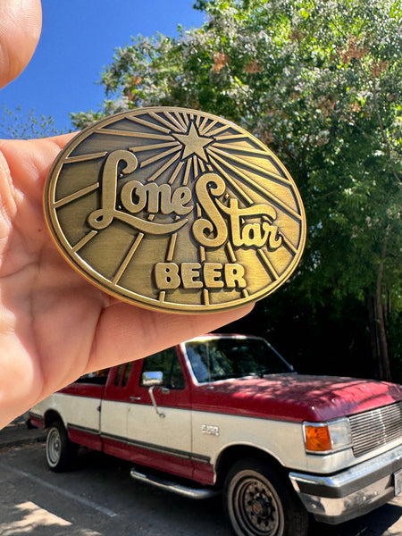 OG Lone Star Original Bottle Cap Belt Buckle