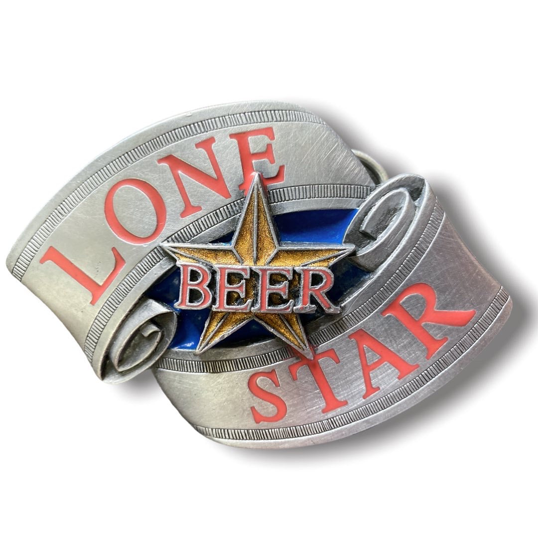 Lone star hotsell beer belt buckle