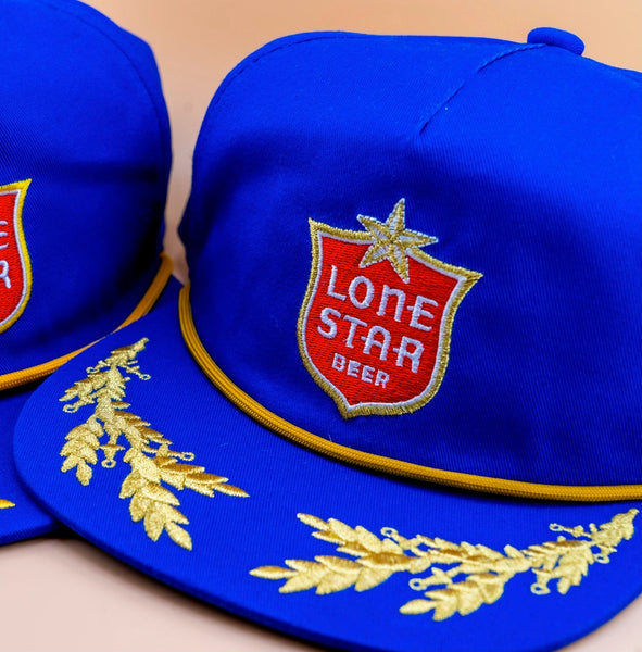 Blue & Gold Lone Star Captain’s Cap
