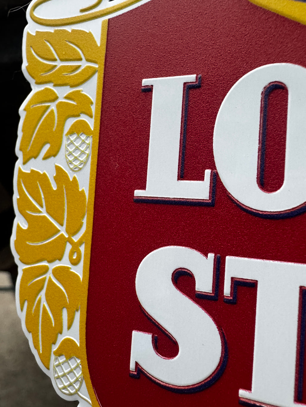 Lone Star Beer Truck Tow Hitch Cover