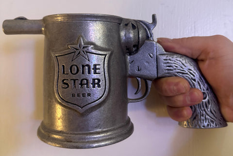 Lone Star Pewter Pistol Mug