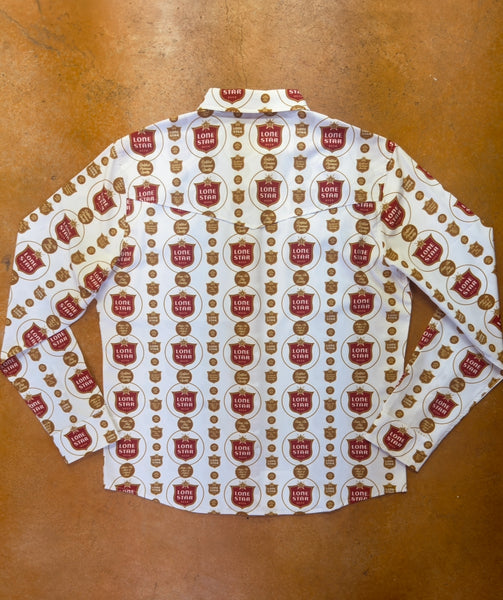 [Preorder] OG Lone Star Beer Long Sleeve Pearl Snap