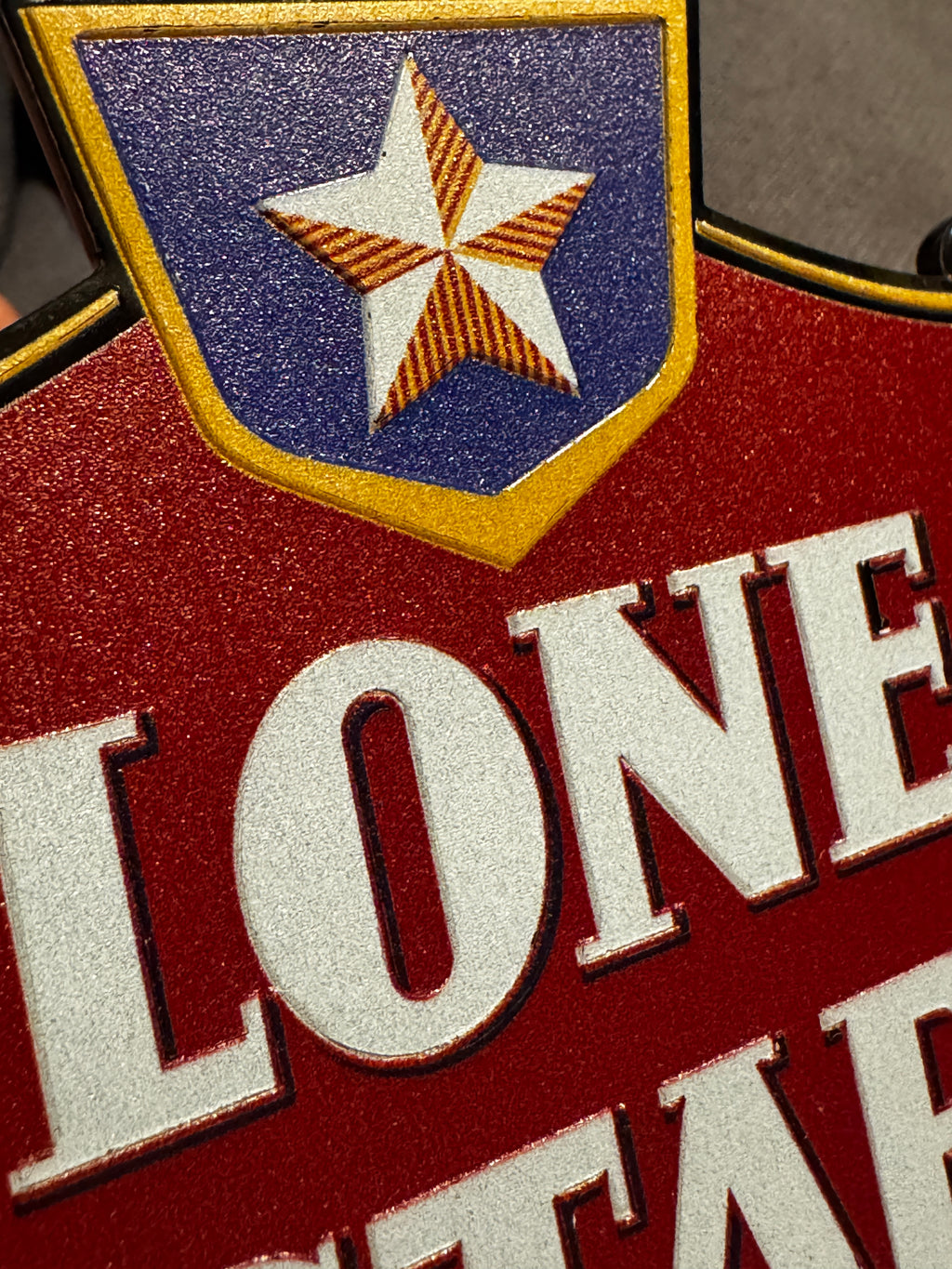 Lone Star Beer Truck Tow Hitch Cover