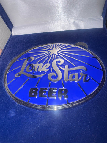 OG Lone Star True Blue Belt Buckle