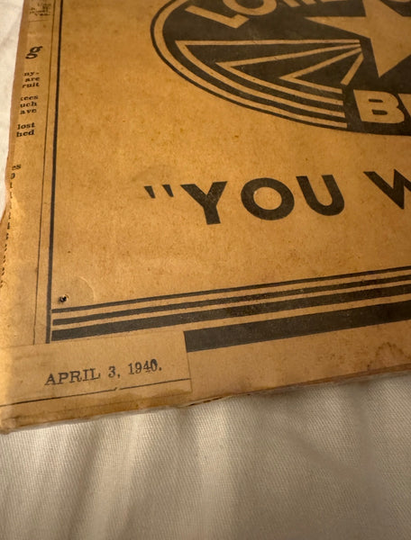 Full Page Foundational Lone Star Beer Ad