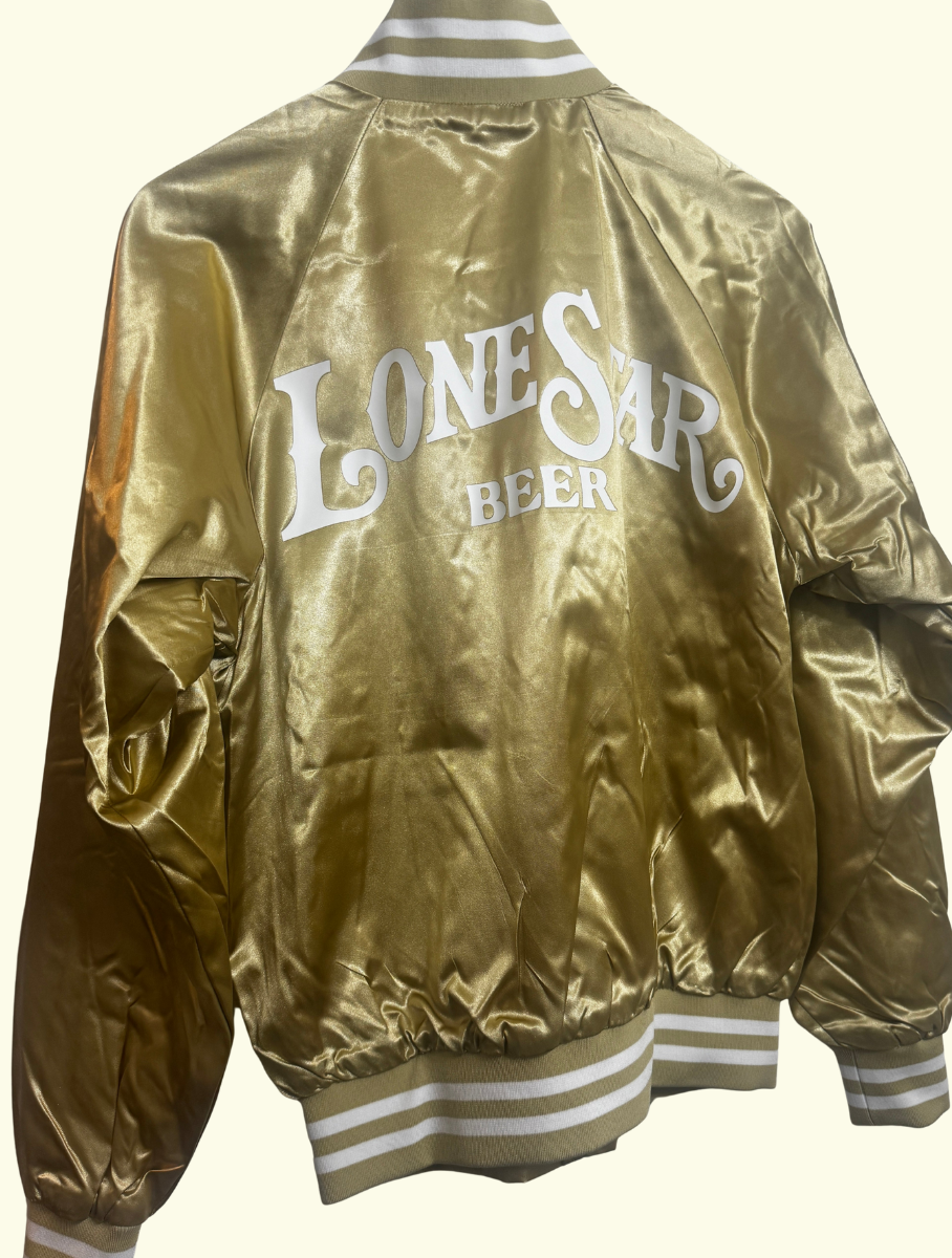 [PREORDER FALL '25] Gold OG Lone Star Beer Bomber Jacket