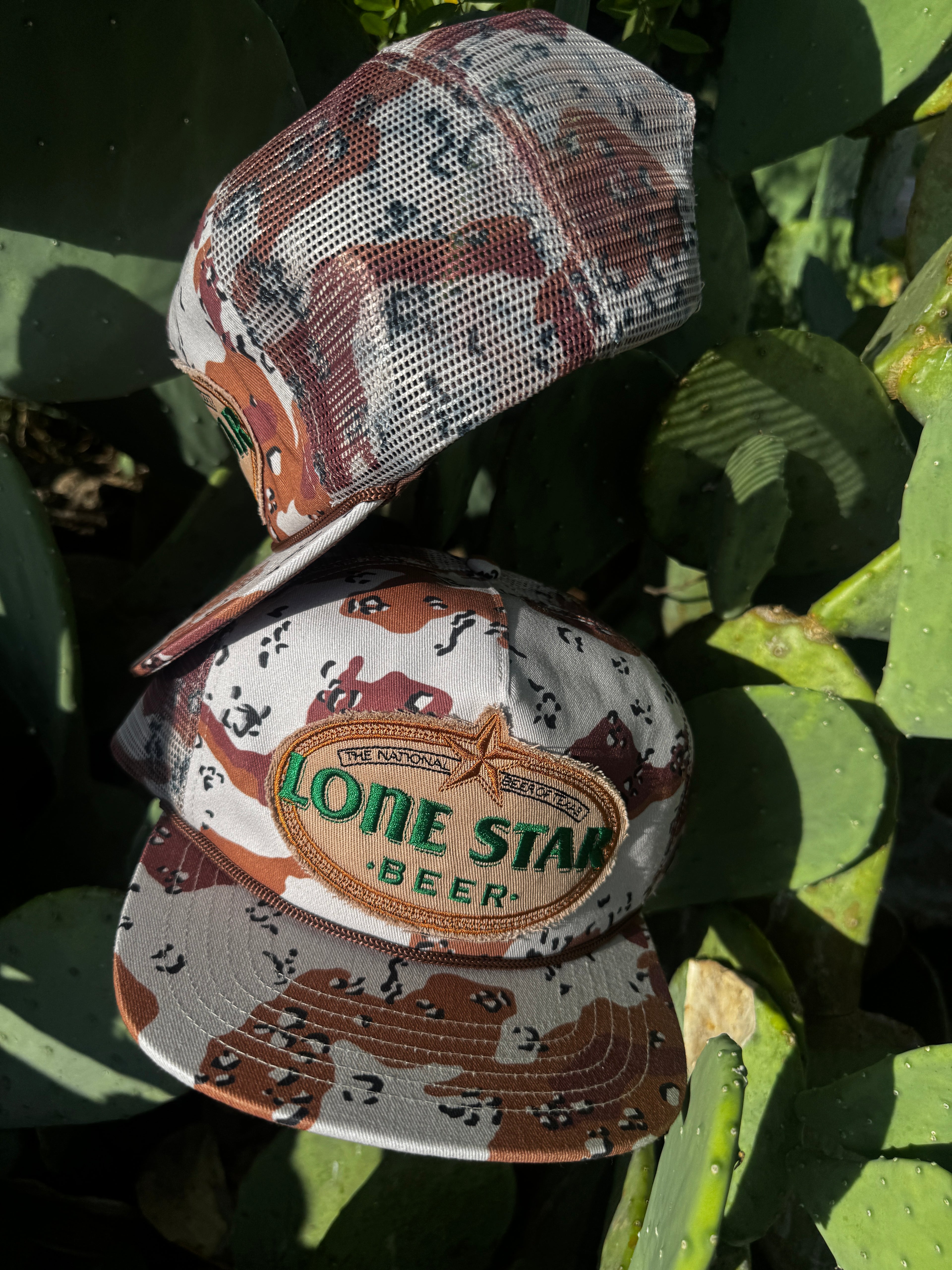 [Preorder] Mesh + Cotton Chocolate Chip Camo OG Lone Star Cap