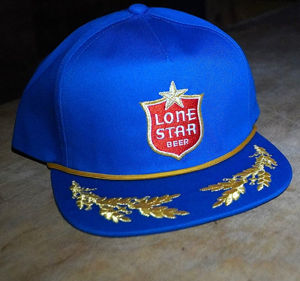 Blue & Gold Lone Star Captain’s Cap