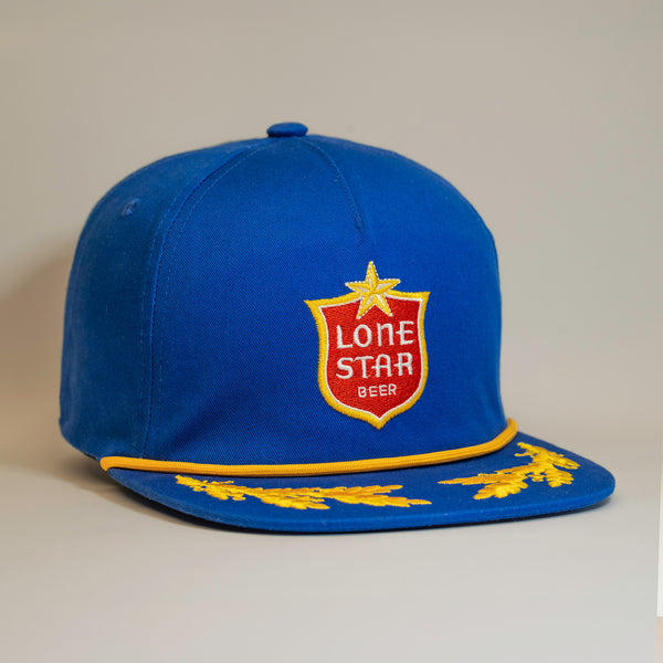 Blue & Yellow Lone Star Captain’s Cap