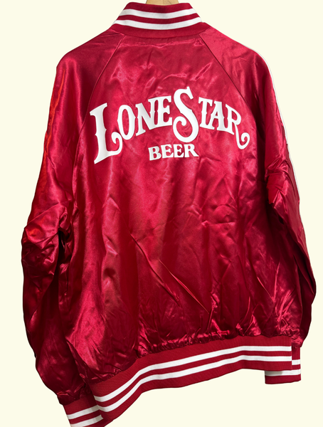 [PREORDER FALL '25] Red OG Lone Star Beer Bomber Jacket