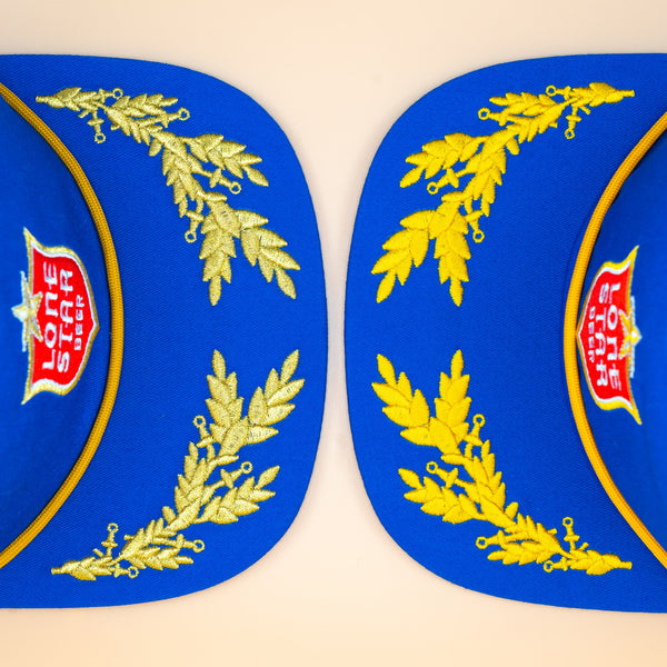 Blue & Gold Lone Star Captain’s Cap