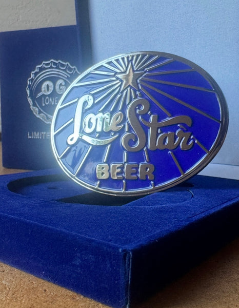 OG Lone Star True Blue Belt Buckle