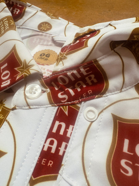 [Preorder] OG Lone Star Beer Short Sleeve Pearl Snap