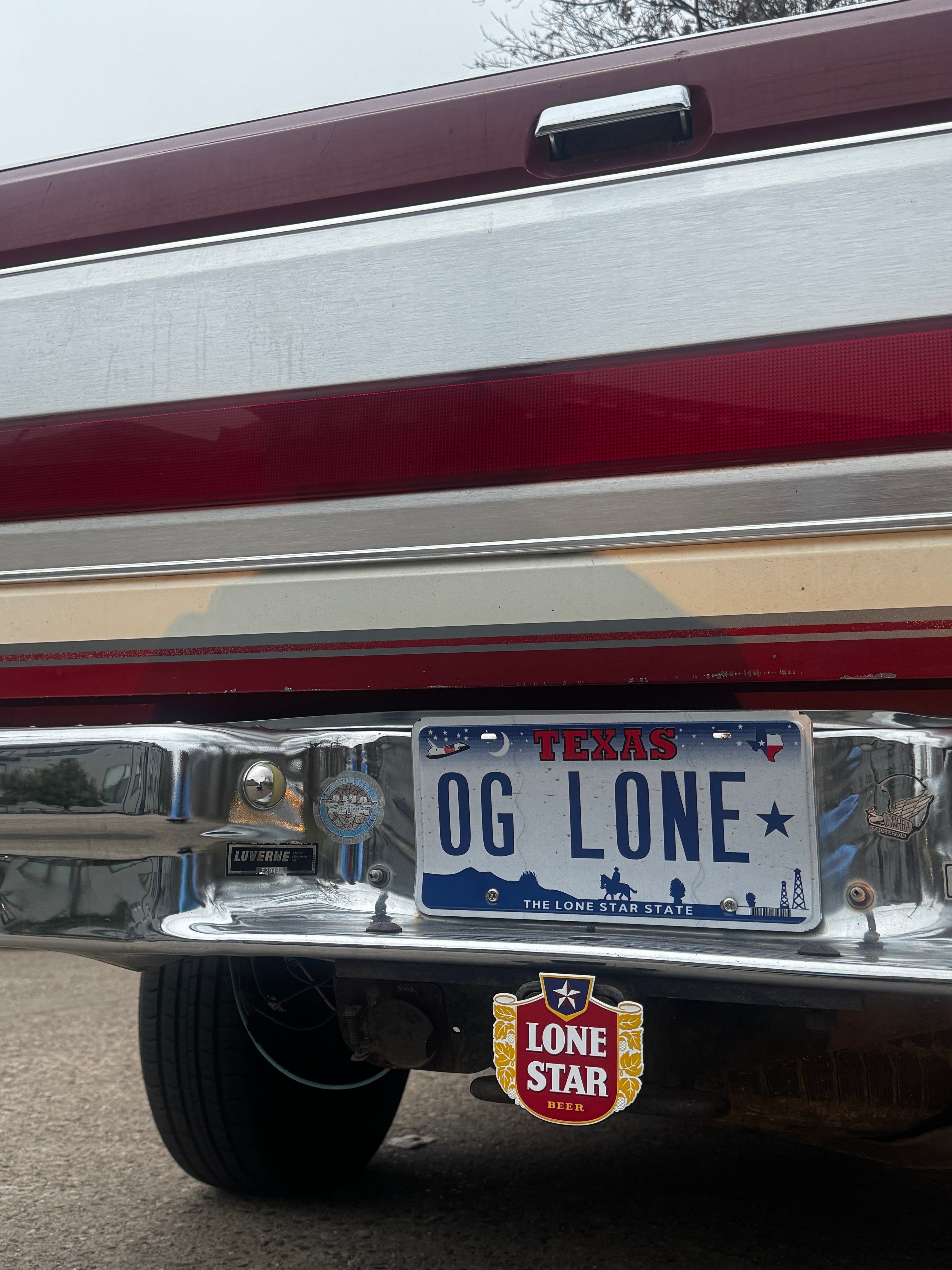 Lone Star Beer Truck Tow Hitch Cover