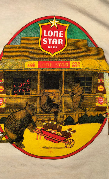 "Armadillo Country Store" Lone Star Beer T-Shirt