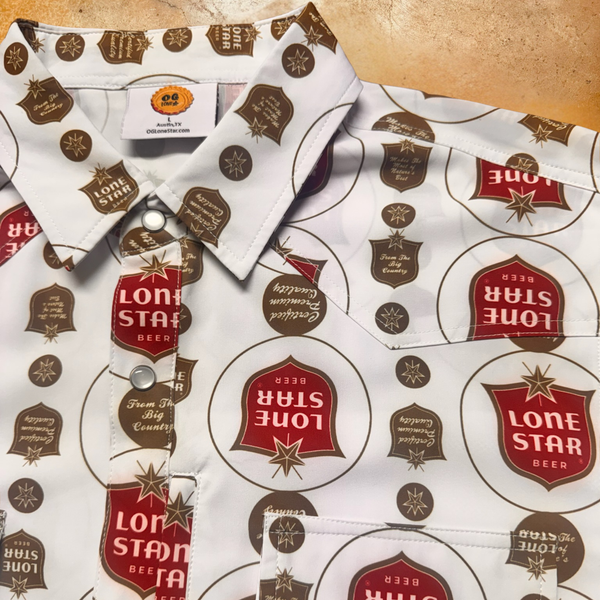 [Preorder] OG Lone Star Beer Short Sleeve Pearl Snap