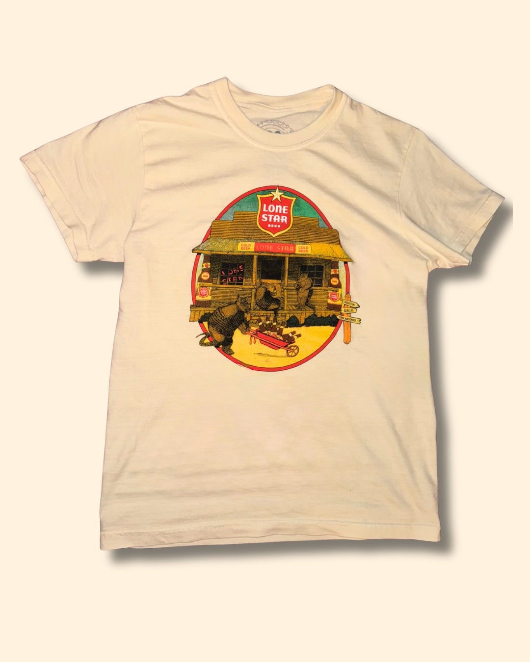 "Armadillo Country Store" Lone Star Beer T-Shirt