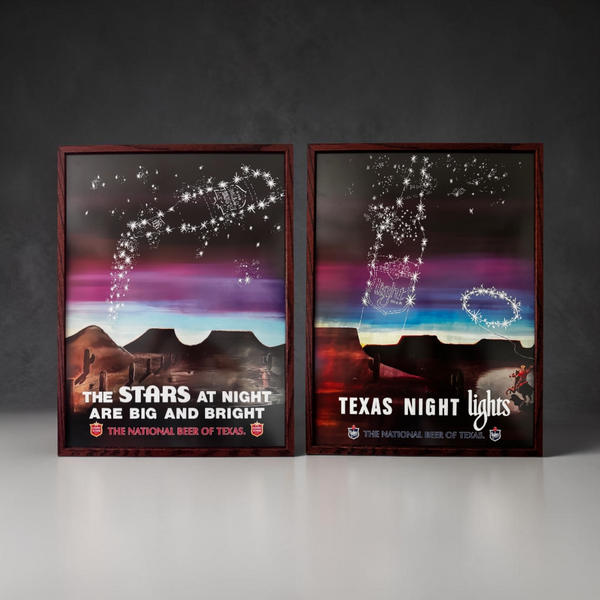 lone star beer posters stars in the texas sky texas night lights the stars are big and bright