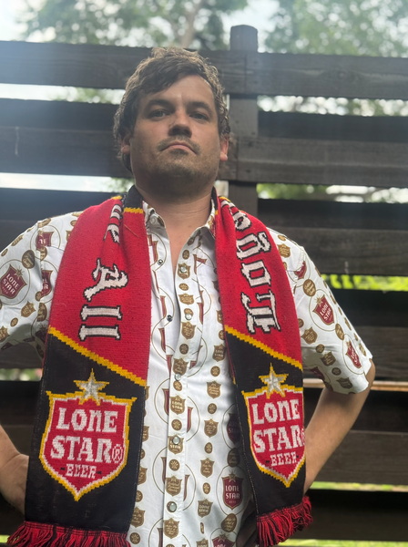 Lone Star Beer Soccer Scarf for Austin Casuals [Made in England]
