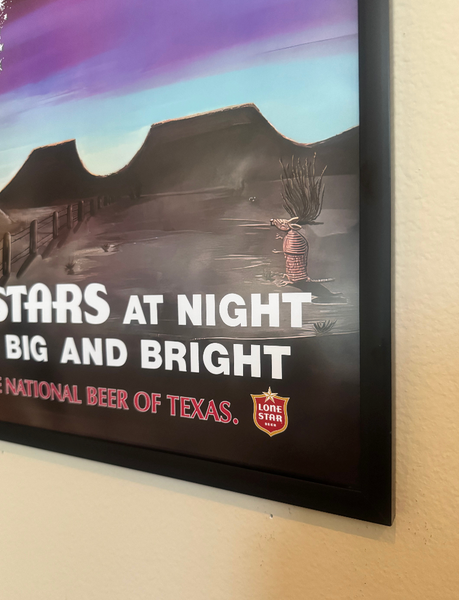 Lone Star Beer Original Constellation "Stars at Night" Print