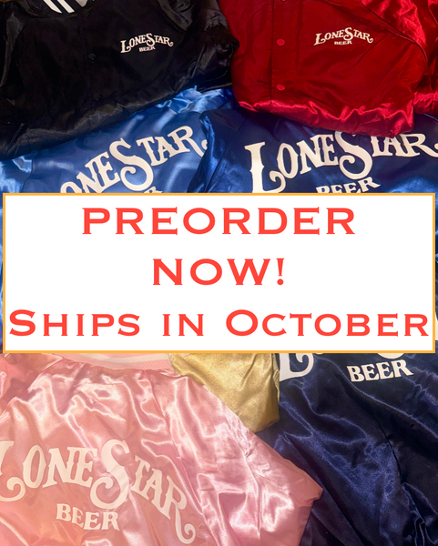 [PREORDER, SHIPS OCTOBER '25] OG Lone Star Beer Bomber Jacket