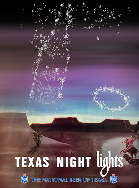 Lone Star Light Constellation "Texas Night Lights" Print