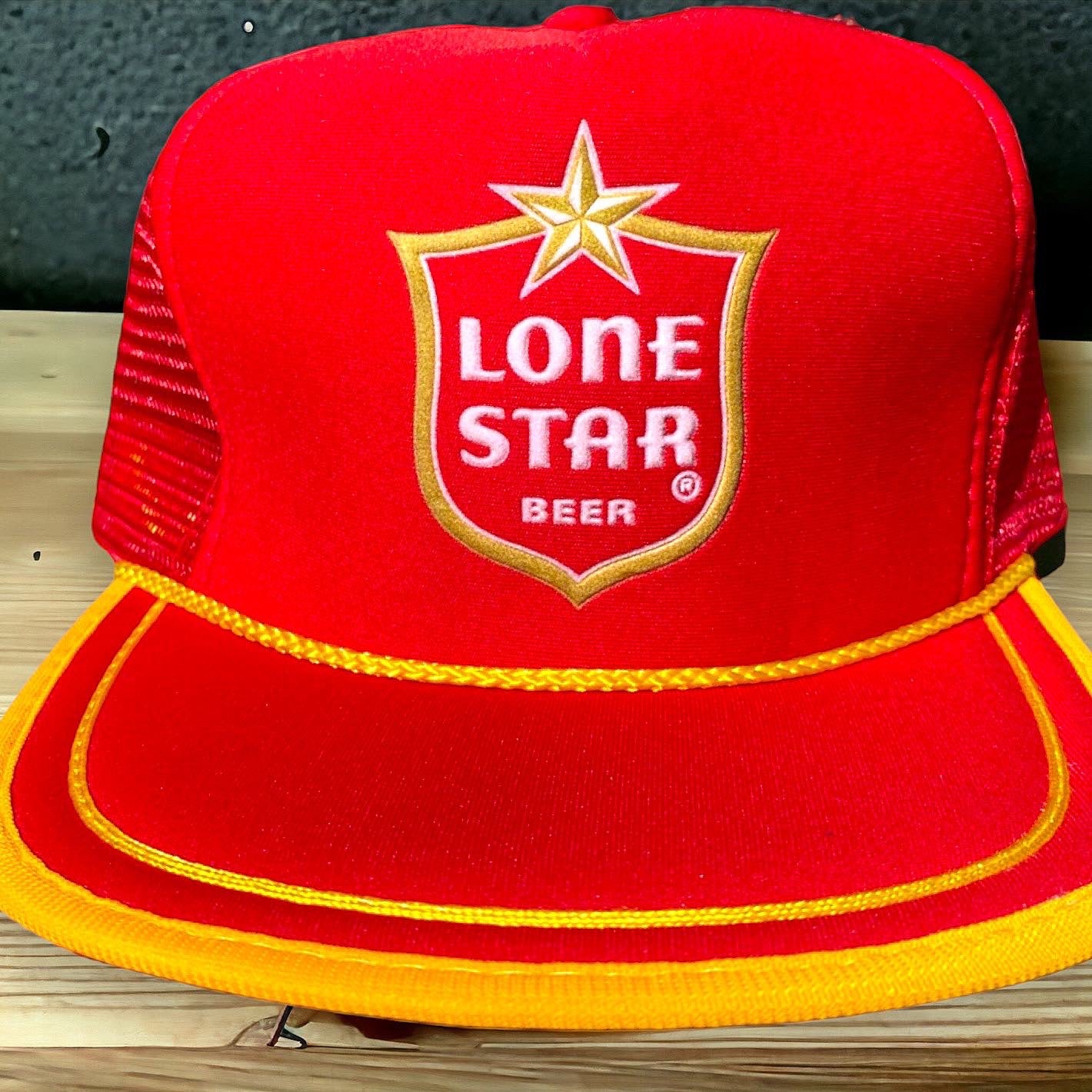 80’s Lone Star Red Trucker Hat
