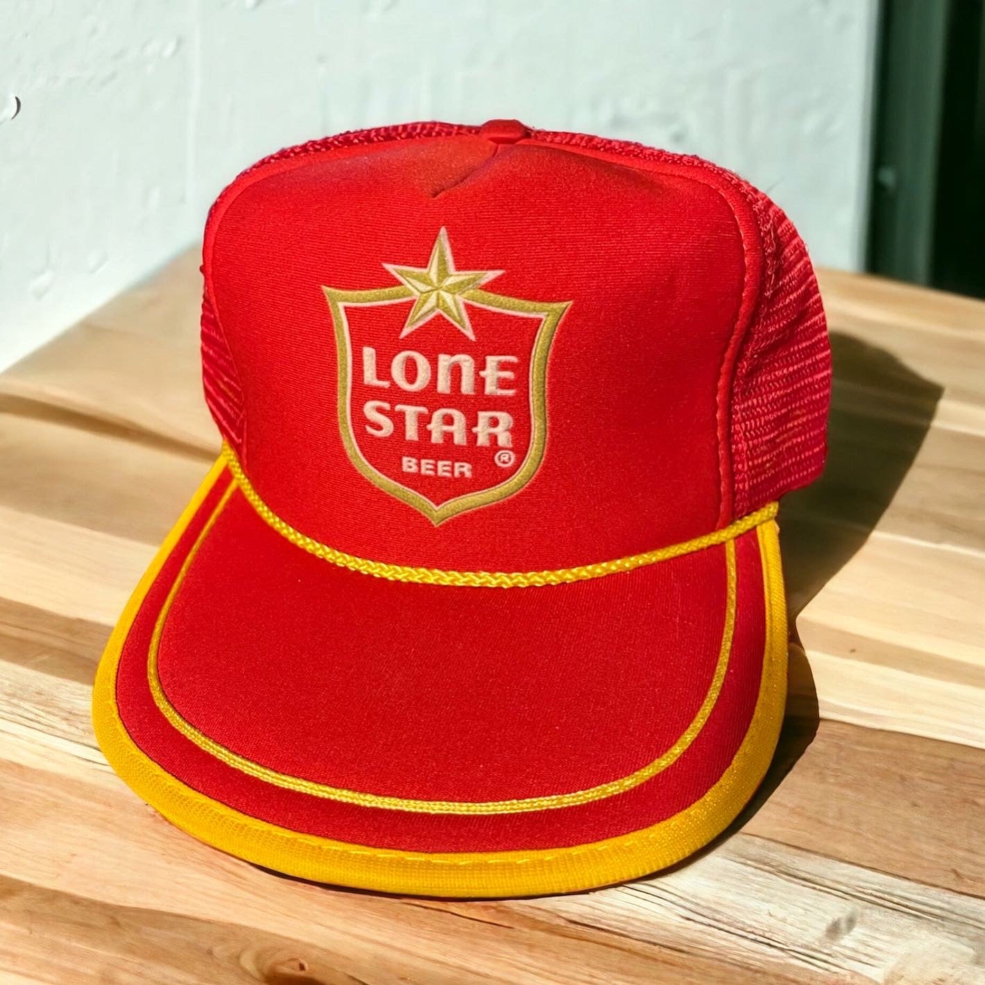 80’s Lone Star Red Trucker Hat