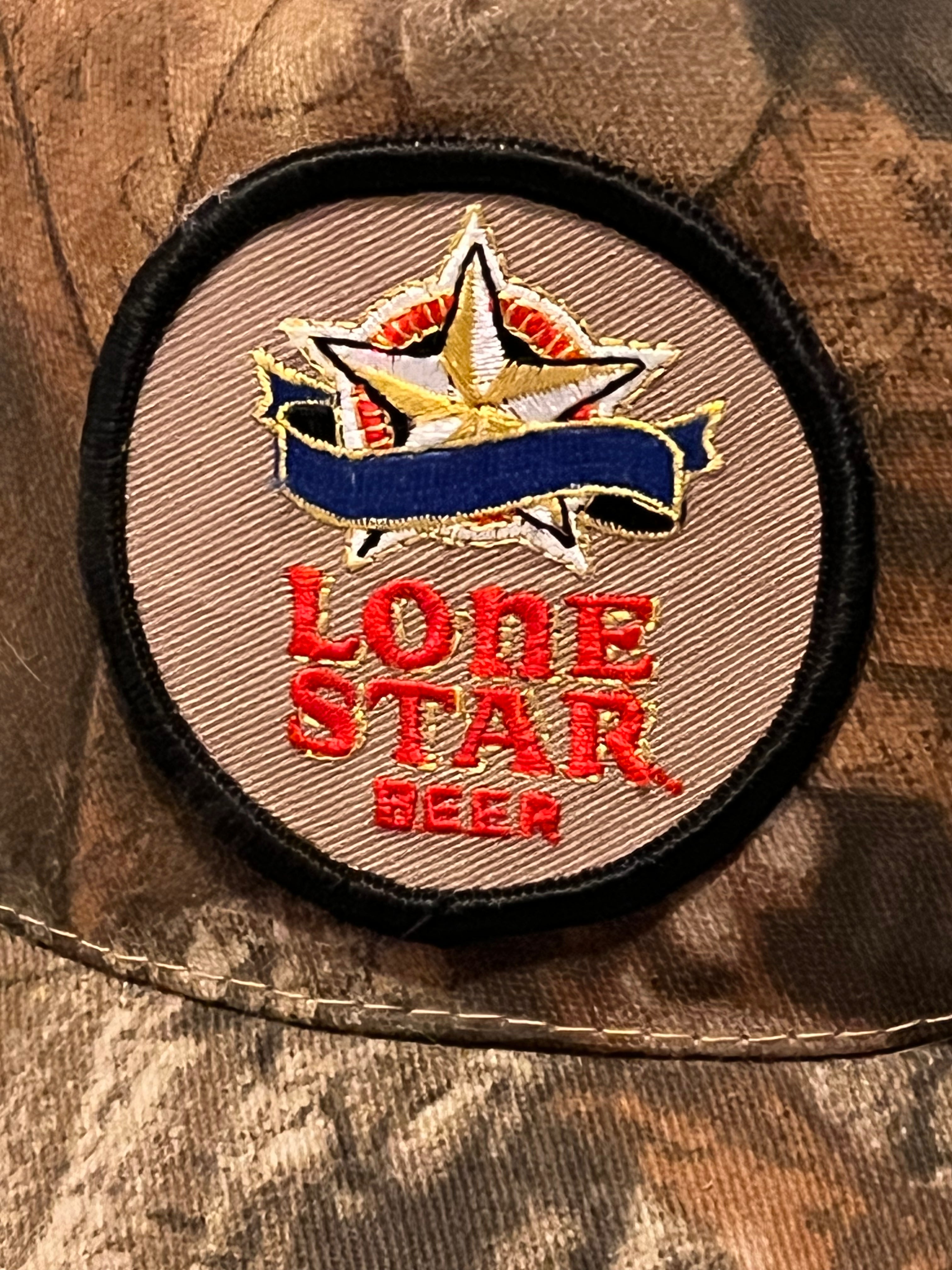 Lone Star Beer Camo Patch Cap