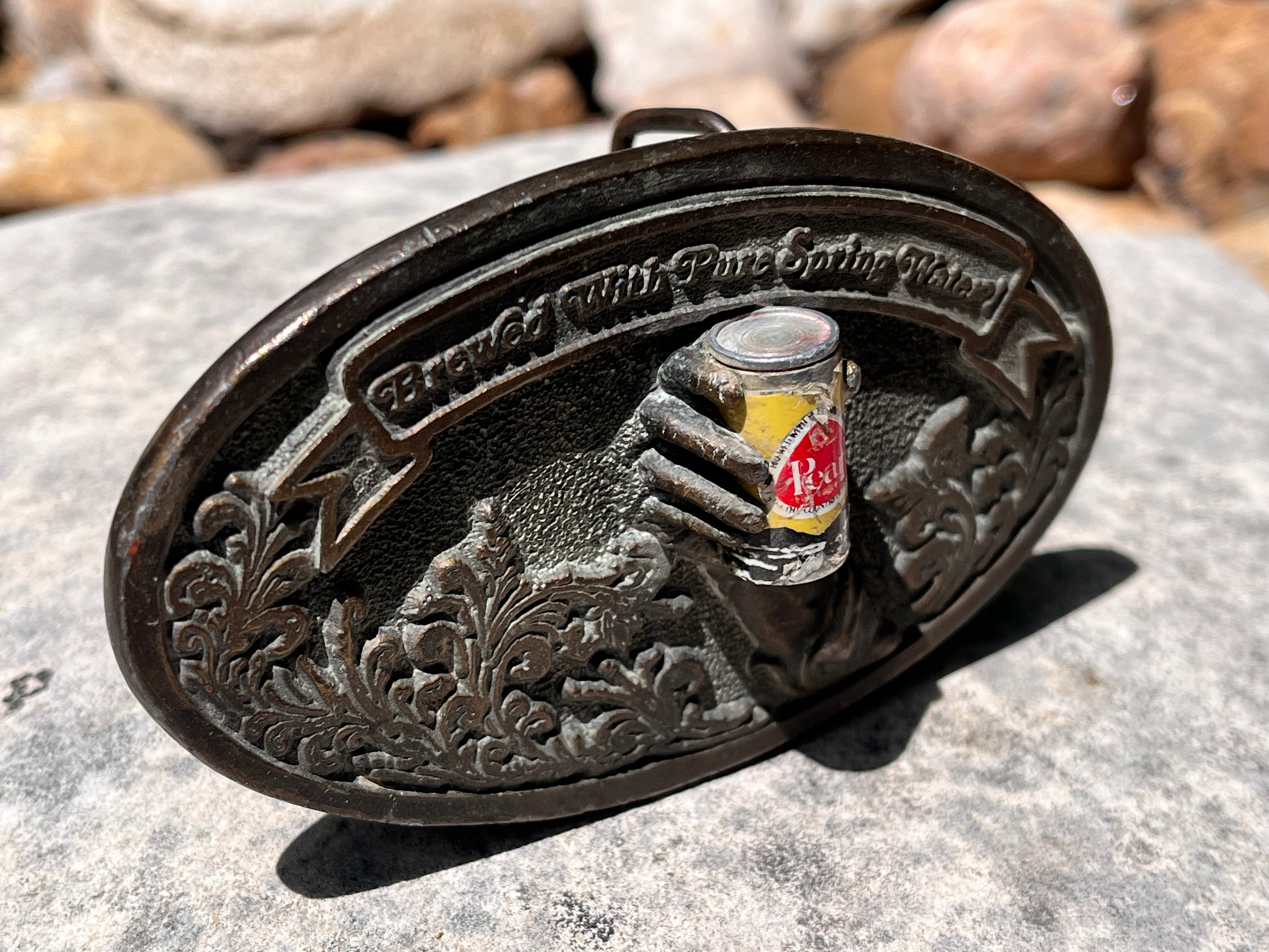 Pearl Beer 4D Belt Buckle