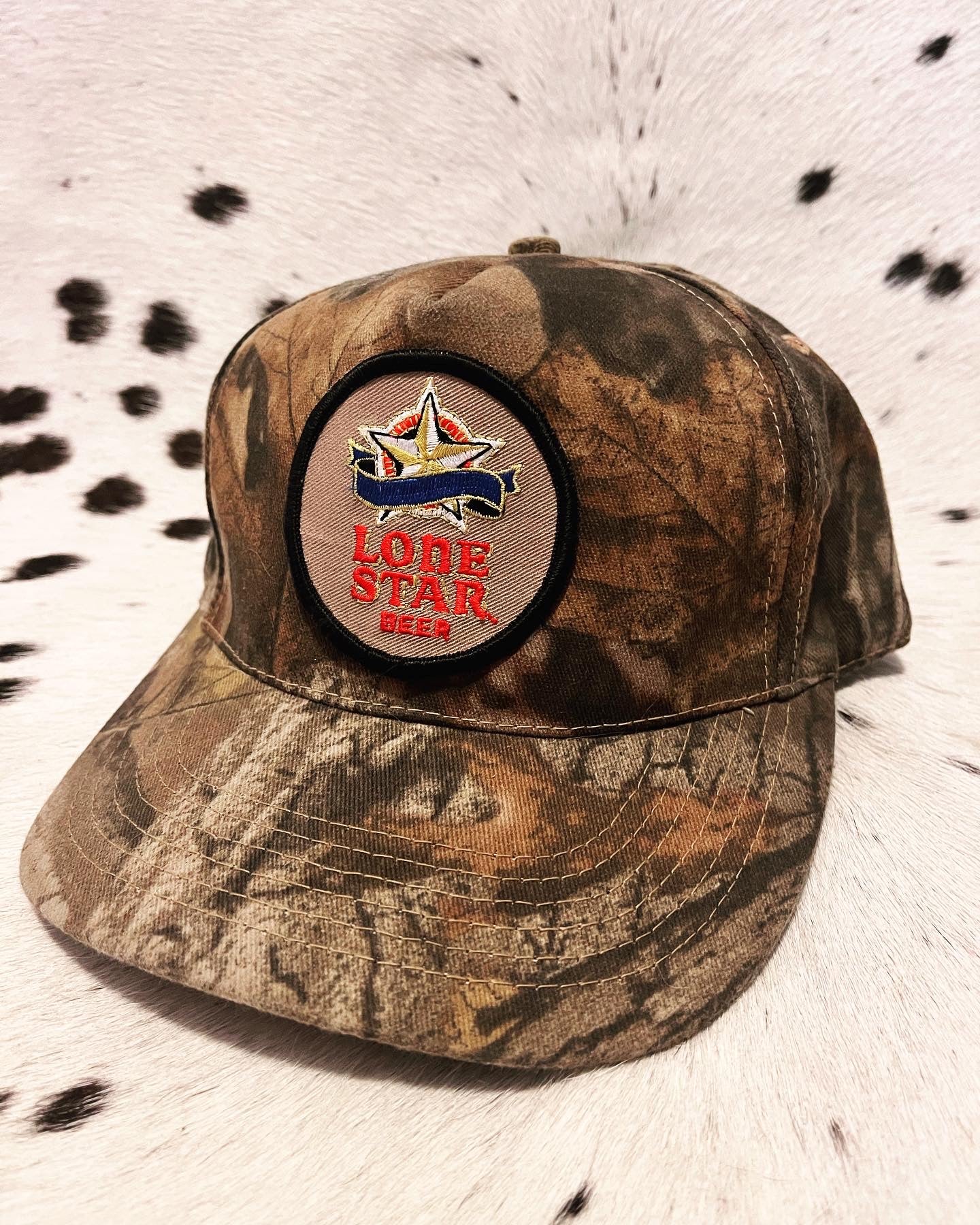 Lone Star Beer Camo Patch Cap
