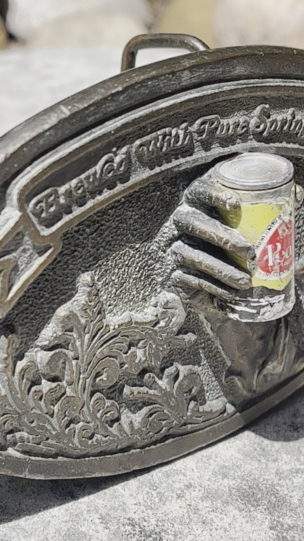 Pearl Beer 4D Belt Buckle