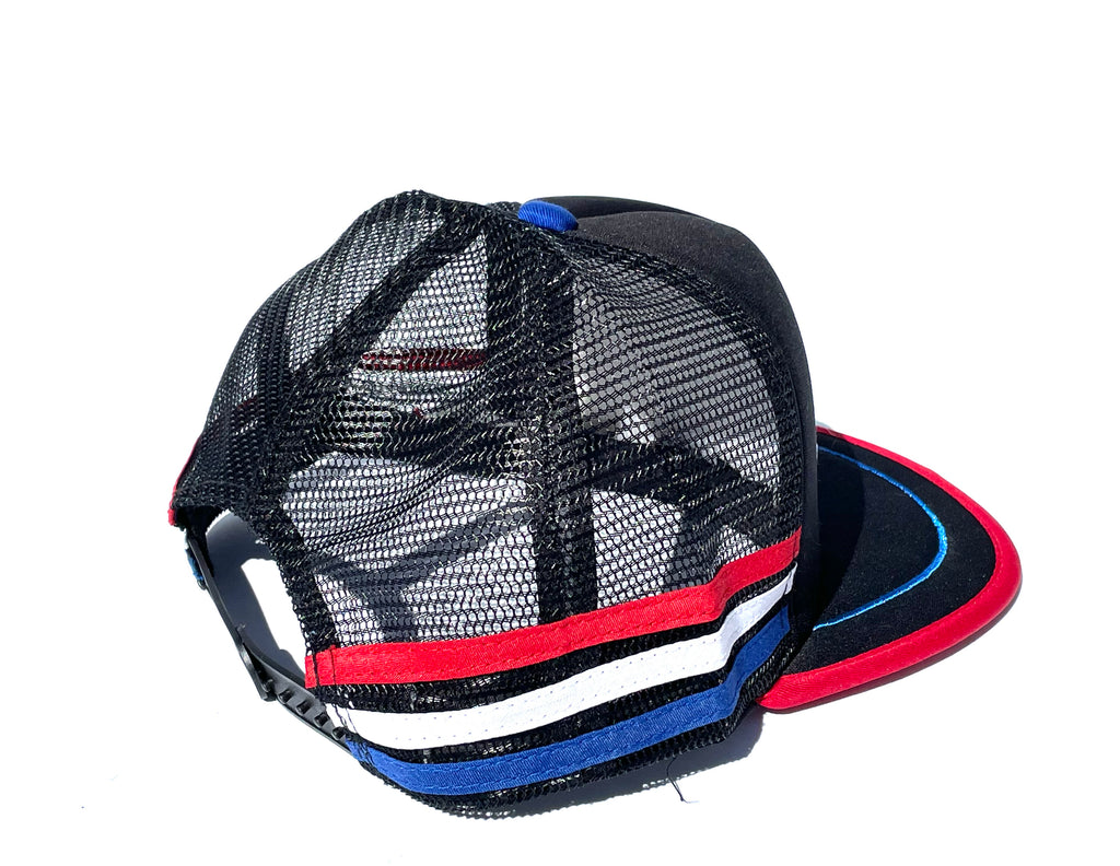 Lone Star Light Tri Striped Trucker Hat