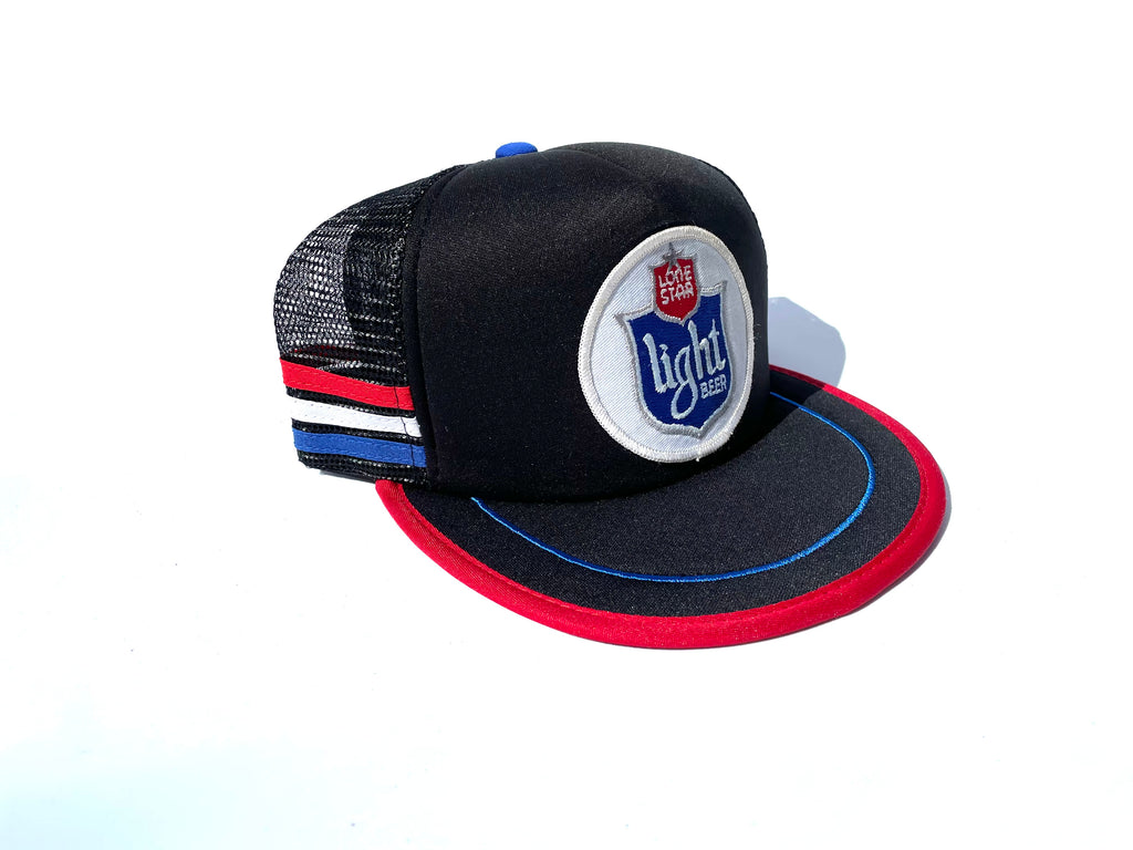 Lone Star Light Tri Striped Trucker Hat