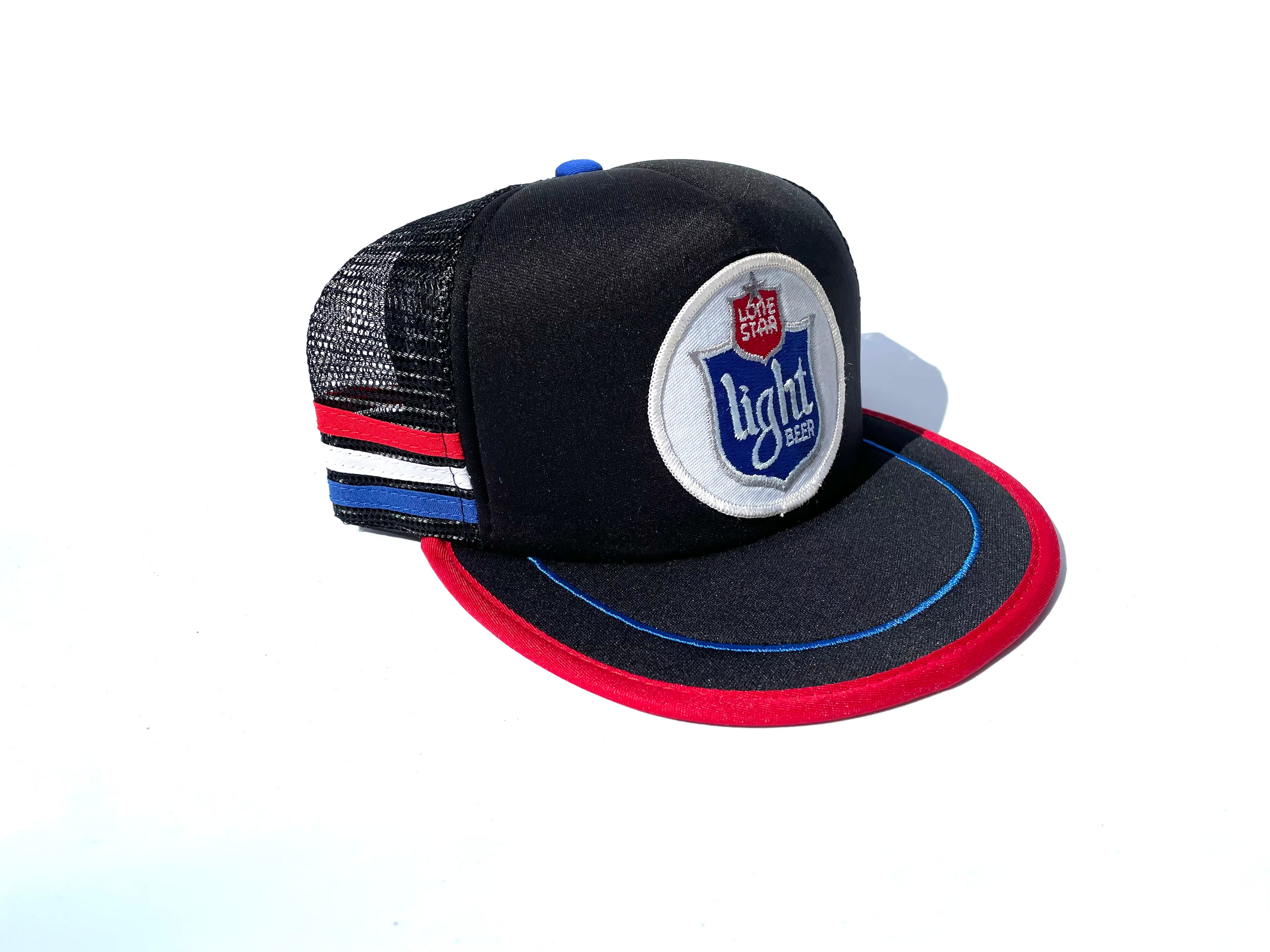 Lone Star Light Tri Striped Trucker Hat