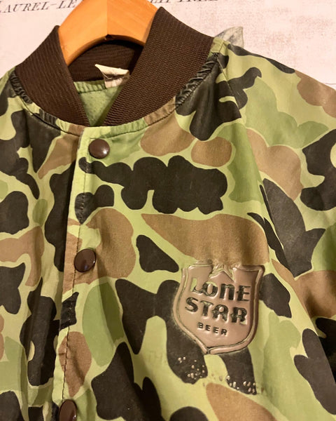 Lone Star Beer Camo Button Jacket