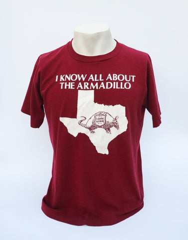 70’s Lone Star Armadillo Knowing Shirt