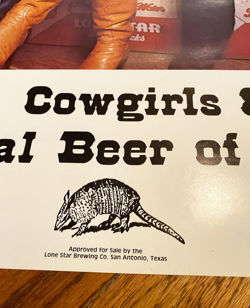 Urban Cowgirls & The National Beer of Texas Poster
