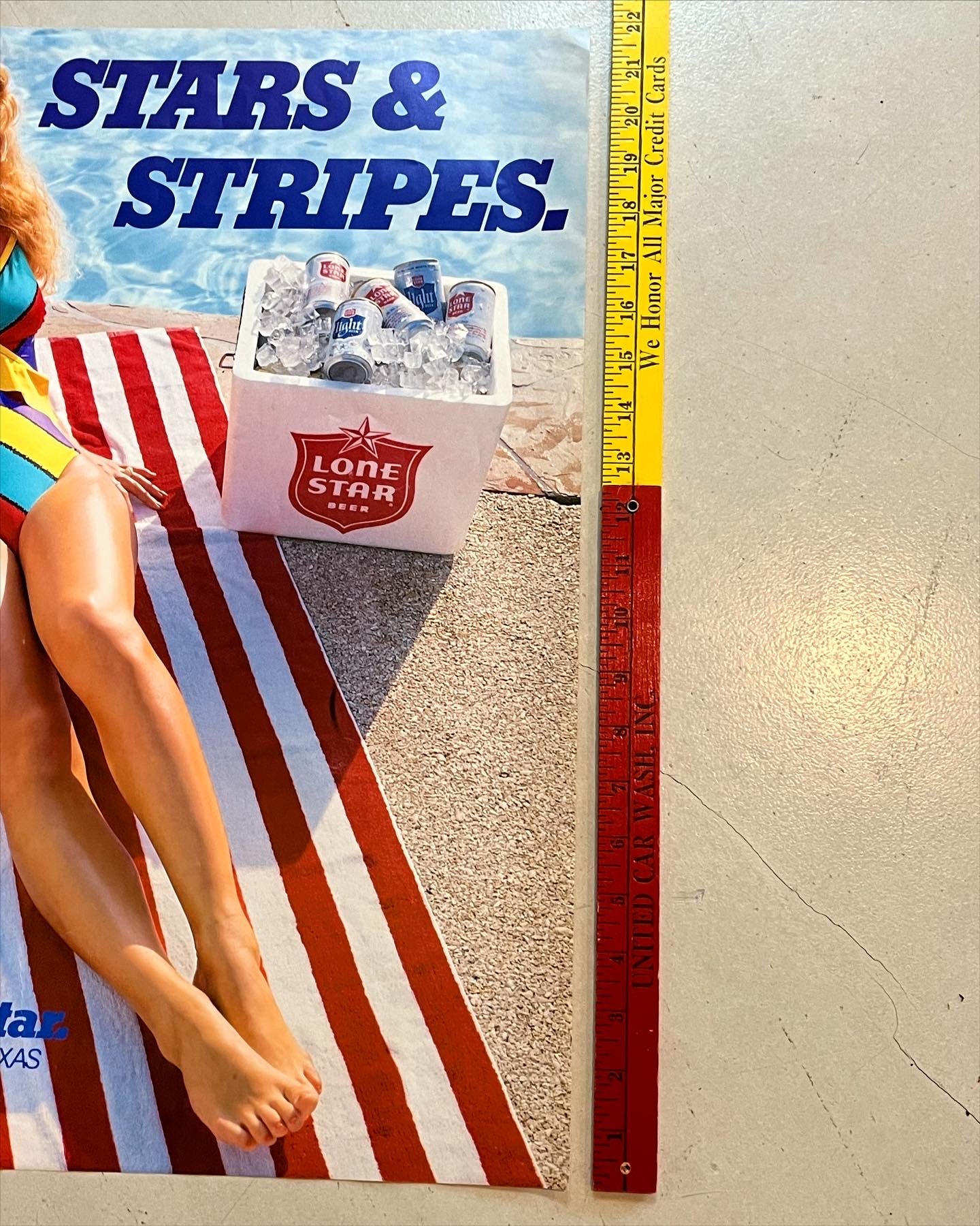 Stars and Stripes Vintage Poster