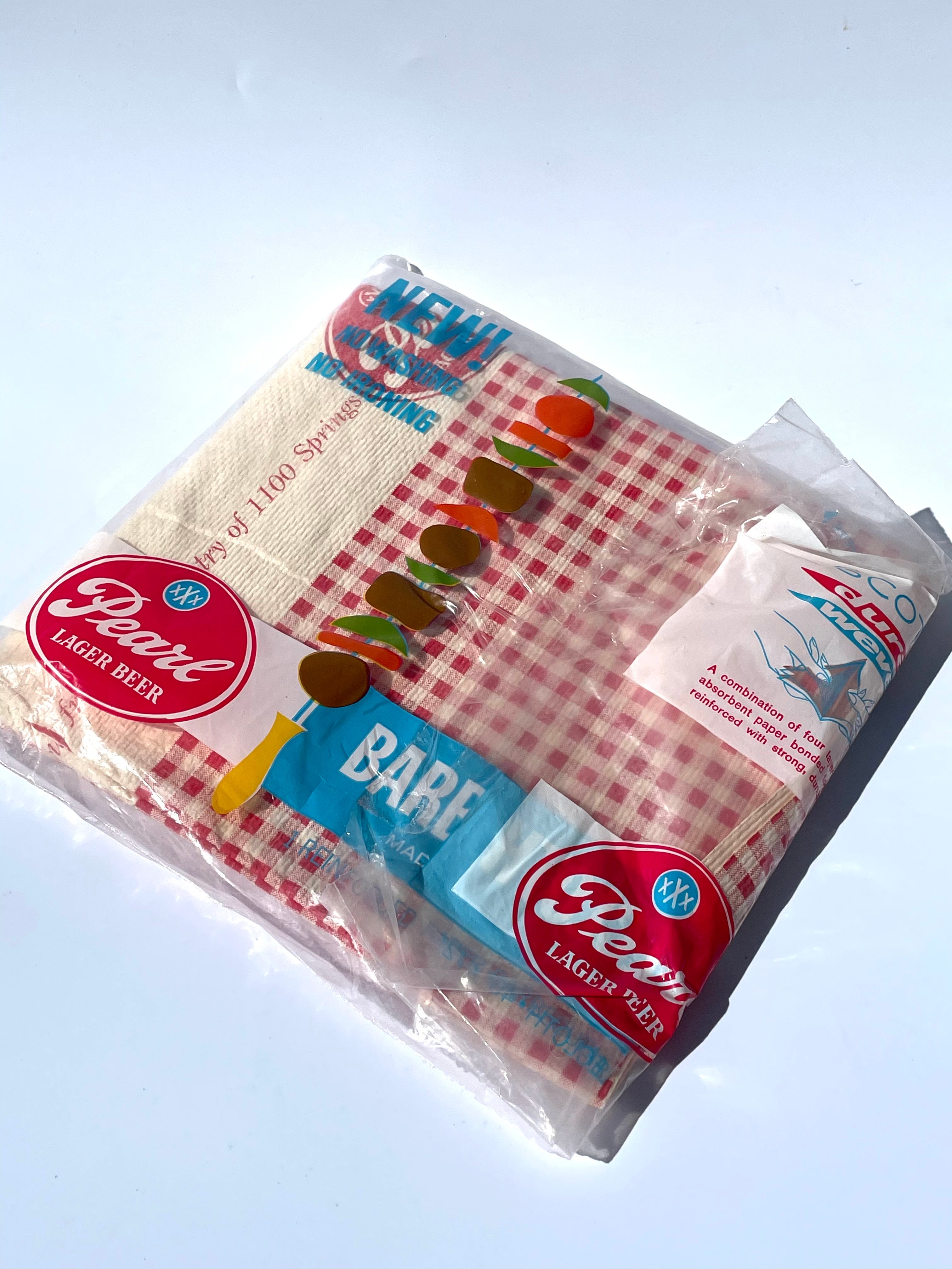 60’s Pearl Beer Barbecue Tablecloth
