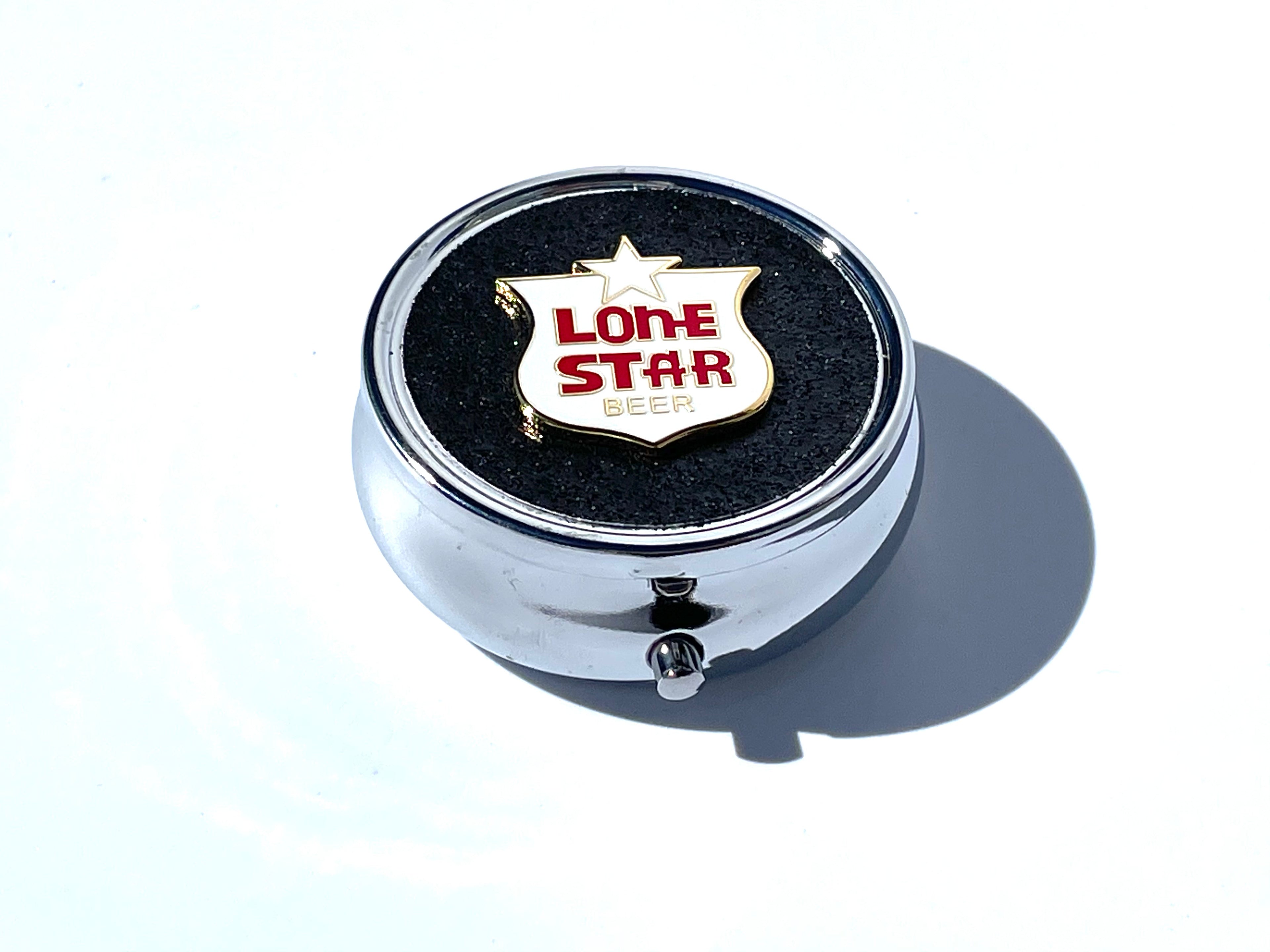 60’s Lone Star Shield Pill Container