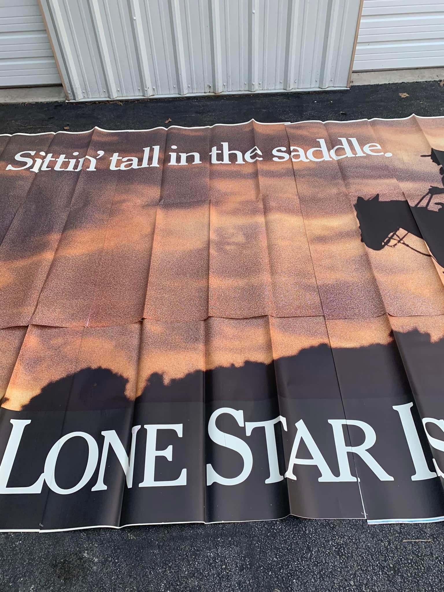 1990’s Lone Star Billboard Sheet