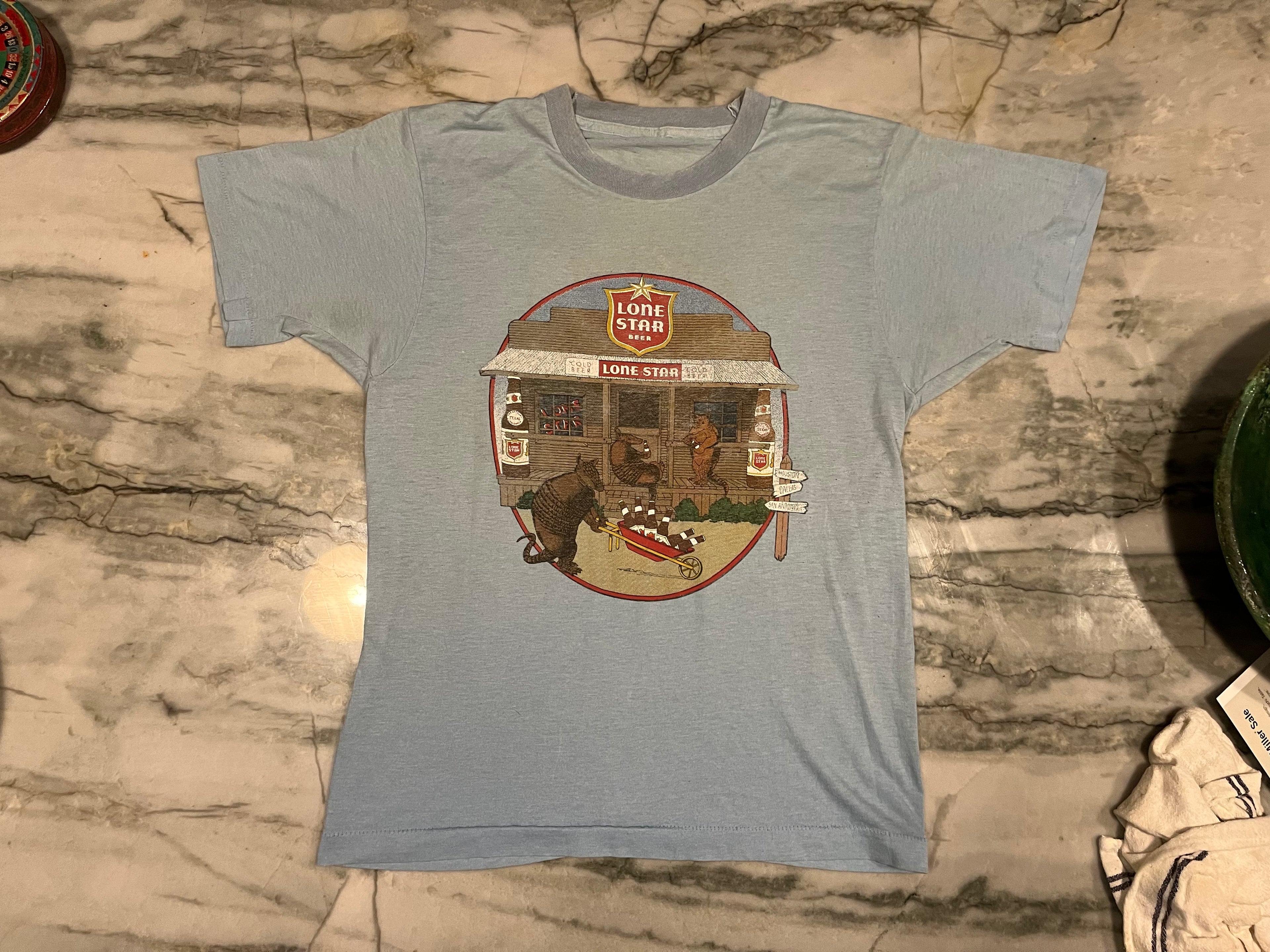 Lone Star Vintage Baby Blue Shirt