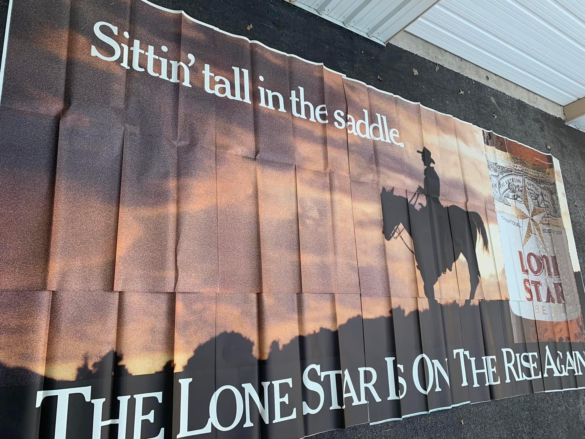 1990’s Lone Star Billboard Sheet