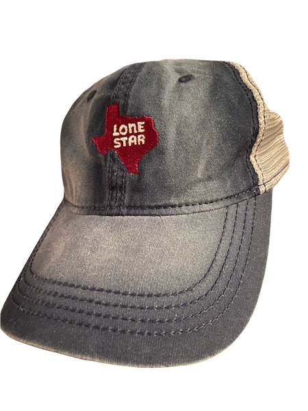 Lone Star Beer State Shape Trucker Hat