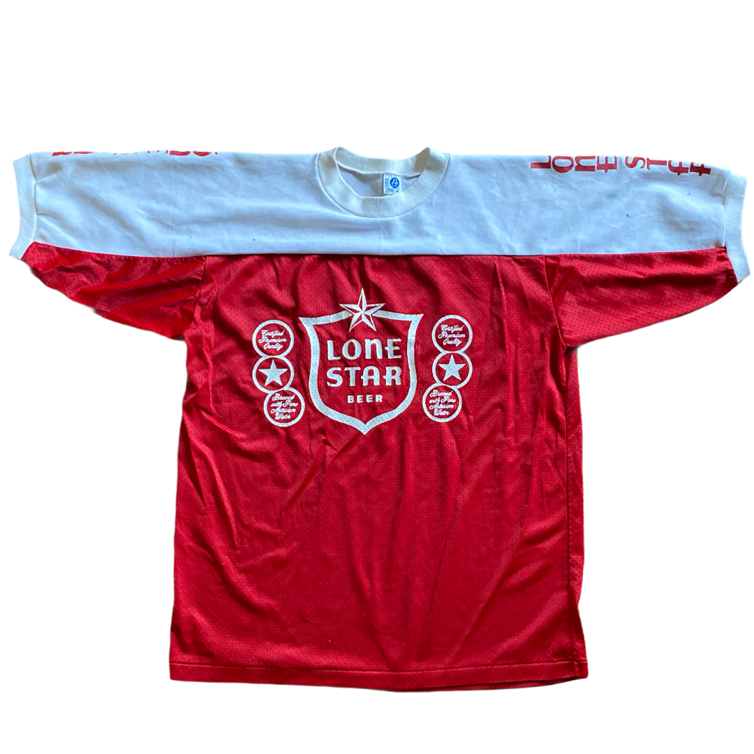 OG 80’s Size Medium Lone Star Armadillo Van Club Jersey