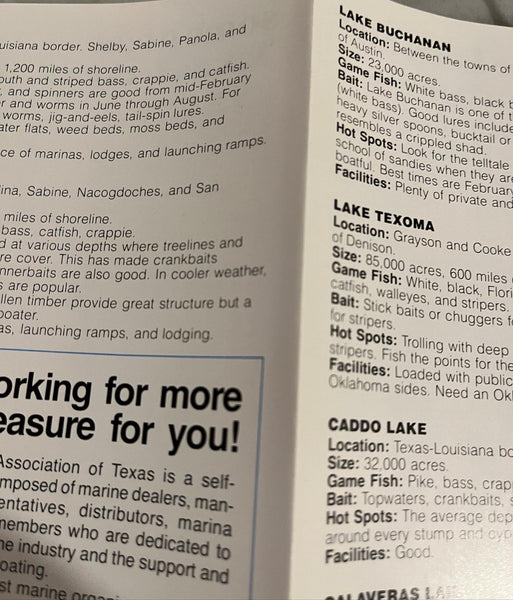 Lone Star Guide to Fishing Brochure
