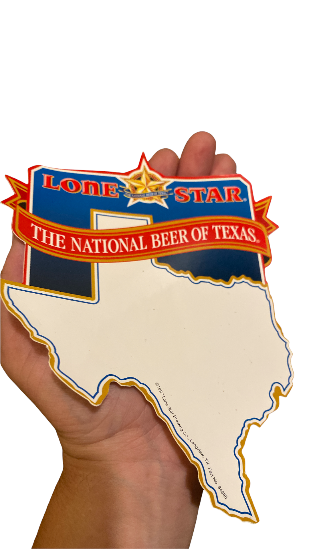 90’s Lone Star Window Cling / Sticker