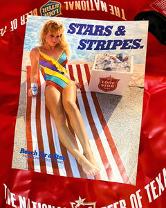 Stars and Stripes Vintage Poster