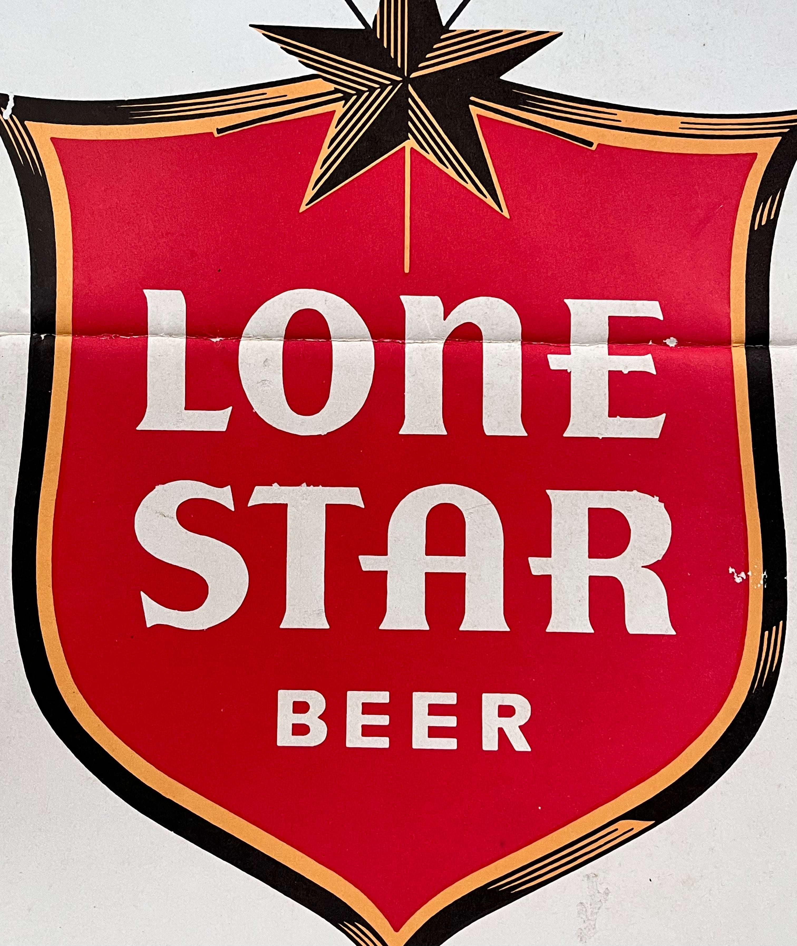 1960’s Lone Star Merchandising Poster